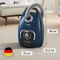 Preview: Bosch BGB75X494 Staubsauger mit Beutel Super Silent blau Serie 8 Bodenstaubsauger