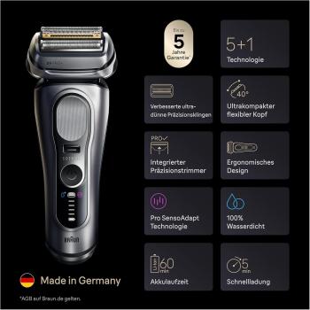 Preview: BRAUN Series 9 PRO+ Rasierer silber, ohne weiteres Zubehör