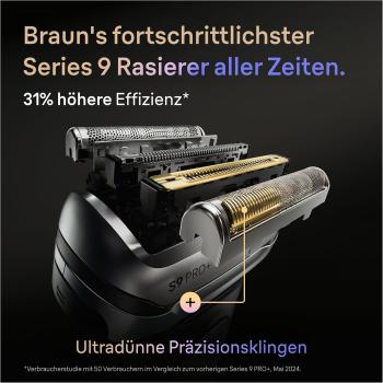 Preview: BRAUN Series 9 PRO+ Rasierer silber, ohne weiteres Zubehör