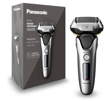 Panasonic Serie 800 ES-LV69-S803 Nass & Trockenrasierer, silber , 5fach Scherkopf, Linearmotor