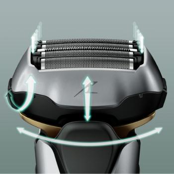 Panasonic Serie 800 ES-LV69-S803 Nass & Trockenrasierer, silber , 5fach Scherkopf, Linearmotor