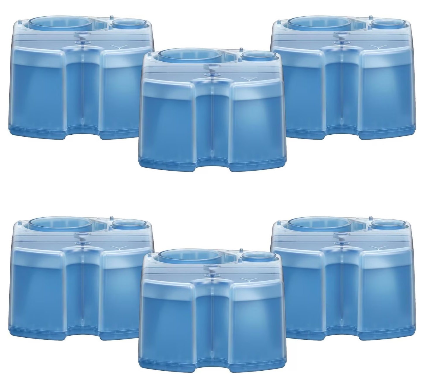 Braun 6er Pack Reinigungskartuschen 3in1 ShaverCare für alle Smart Care Center von Braun