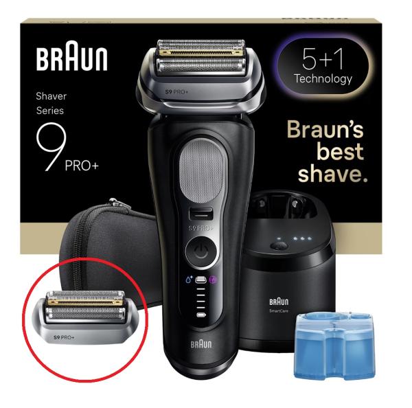 BRAUN 9660ccPS schwarz - Rasierer neueste Series 9 PRO+ mit gratis Scherteil
