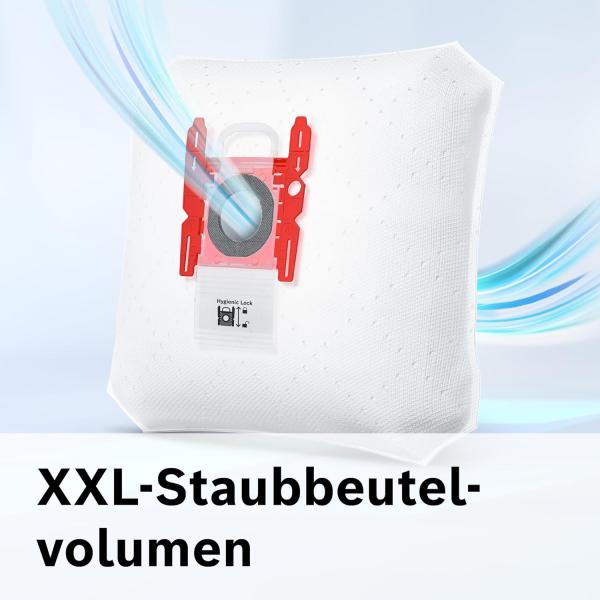 Bosch BGB75X494 Staubsauger mit Beutel Super Silent blau Serie 8 Bodenstaubsauger