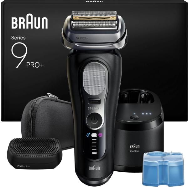 BRAUN 9690cc schwarz - Rasierer neueste Series 9 PRO+ mit Pro Comfort Aufsatz