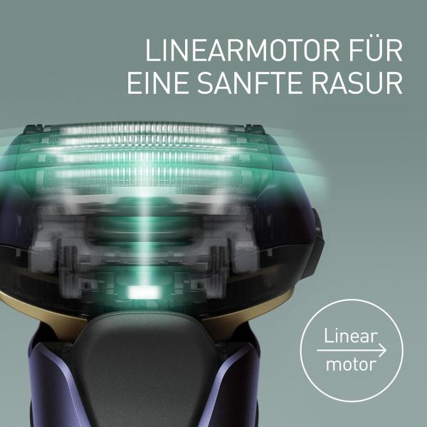 Panasonic Serie 800 ES-LV67 Nass & Trockenrasierer, 5fach Scherkopf, Linearmotor