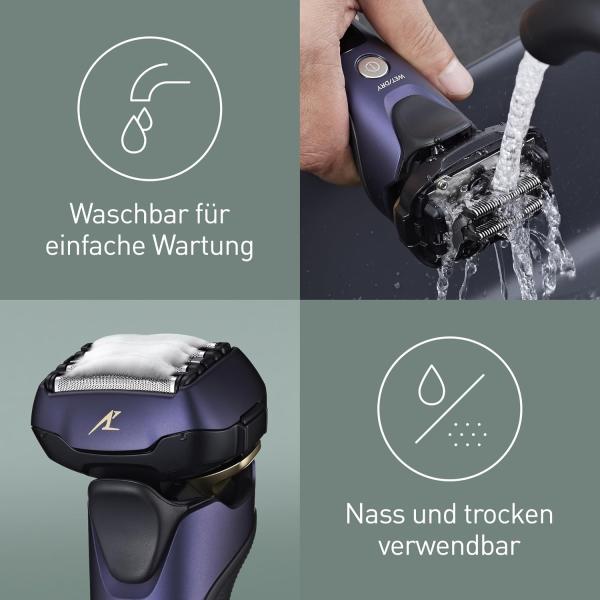 Panasonic Serie 800 ES-LV67 Nass & Trockenrasierer, 5fach Scherkopf, Linearmotor