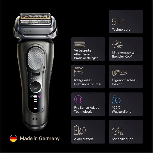 BRAUN Series 9 PRO+ Rasierer graphit, ohne weiteres Zubehör