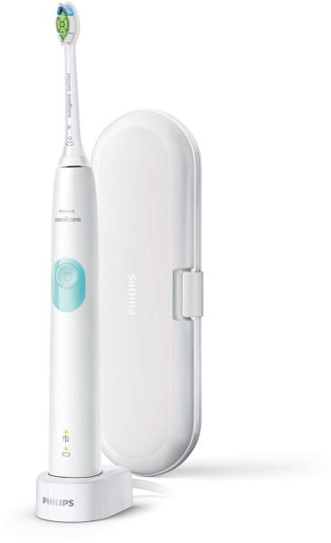 Philips HX6807/28 Sonicare Serie 4300 Protective Clean Zahnbürste weiß mit Reiseetui